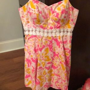 Lilly Pulitzer dress with flower cut out